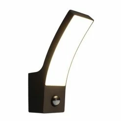 ARLUX Applique Extérieure à Détection LED Curve 230V 12,5W 1000lm 3000K Anthracite - 111719 -123elec Soldes Magasin arl111719 arlux applique exterieure detection led 230v 12 5w 1000lm anthracite 2