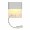 ARLUX Sorya Applique Intérieure 5W 350lm 2700K Blanc + Liseuse 3W 210lm - 114106 -123elec Soldes Magasin arl114106 arlux applique soraya 5w 350lm 2700k 3w 210lm