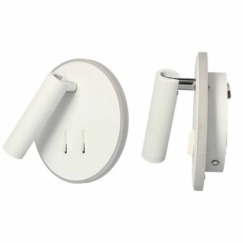 Arlux Emmy Applique Intérieure Ronde 9W 630lm 2700K Blanc + Liseuse 3W 210lm - 114115 6 Arlux Emmy Applique Intérieure Ronde 9W 630lm 2700K Blanc + Liseuse 3W 210lm - 114115 – Image 4