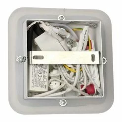 ARLUX Jazz Applique Intérieure Carré 11W 770lm 2700K Blanc + Liseuse 3W 210lm - 114118 -123elec Soldes Magasin arl114118 arlux applique jazz carre 11w 770lm 2700k 3w 210lm 6