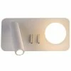ARLUX Maki Applique Intérieure Rectangle Droite 3W 210lm 2700K Blanc + Liseuse 3W - 114130 -123elec Soldes Magasin arl114130 arlux applique maki rectangle 3w 210lm 2700k 3w
