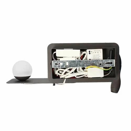 ARLUX Zia Applique Intérieure Gauche 5W 350lm 2700K Anthracite + Liseuse 3W 210lm - 114150 7 ARLUX Zia Applique Intérieure Gauche 5W 350lm 2700K Anthracite + Liseuse 3W 210lm - 114150 – Image 5