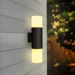 ARLUX Applique Extérieure Acier Bidirectionnelle Lena 230V E27 60W Max Inox - 117102 -123elec Soldes Magasin arl117102 arlux applique exterieure bidirectionnelle 230v e27 60w max inox 3