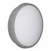 ARLUX Applique Extérieure Ronde LED Luna 230V 18W 1220lm 3000K Gris - 117150 -123elec Soldes Magasin arl117150 arlux applique exterieure ronde led 230v 18w 1220lm gris