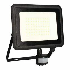 ARLUX Projecteur Extérieur LED Kreon 2 Extra Plat à Détection 230V 50W 5000lm 4000K Noir - 200644
