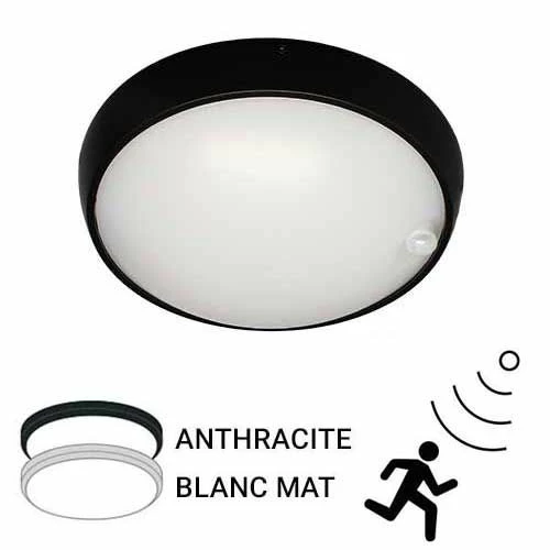 Arlux Hublot Exterieur LED à Détection Herone 230V 15W 1440lm 4000K Blanc/anthracite - 730206 3 Arlux Hublot Exterieur LED à Détection Herone 230V 15W 1440lm 4000K Blanc/anthracite - 730206