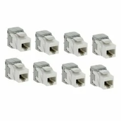 BATILEC Lot De 8 RJ45 Femelle Catégorie 5E Non Blindés