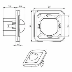 BEG LUXOMAT Détecteur De Mouvement Mural Infrarouge 180° Avec Capteur Acoustique Indoor 180-R - 92623 -123elec Soldes Magasin beg92623 beg luxomat indoor 180 r detecteur infrarouge 180 ip20 2