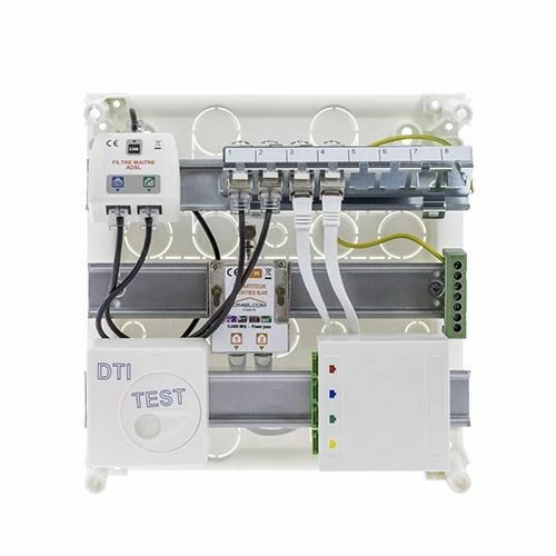 IKEPE Coffret De Communication Grade 2TV - 4RJ45 Avec DTIO 6 IKEPE Coffret De Communication Grade 2TV - 4RJ45 Avec DTIO – Image 4