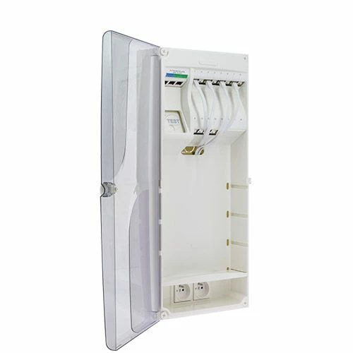 IKEPE Coffret De Communication Grade 2TV - 12RJ45 Avec DTIO Et Emplacement Box 4 IKEPE Coffret De Communication Grade 2TV - 12RJ45 Avec DTIO Et Emplacement Box – Image 2