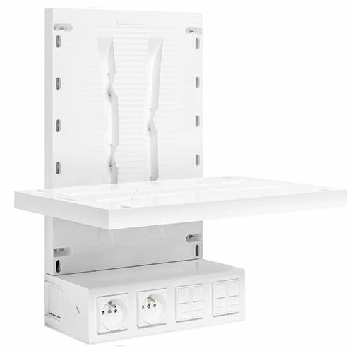 IKEPE Zone Attenante Pour Coffret De Communication Avec 2 Prises + 8 Cordons RJ45 3 IKEPE Zone Attenante Pour Coffret De Communication Avec 2 Prises + 8 Cordons RJ45