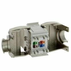 IKEPE Lot De 4 Connecteurs RJ45 Femelle Grade 2TV Cat6 STP -123elec Soldes Magasin ikego181 ikepe lot 4 connecteurs rj45 categorie 6 grade 2tv