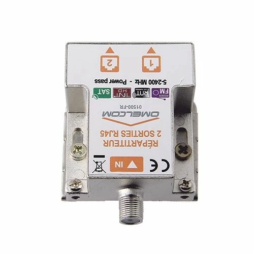 IKEPE Répartiteur TV 1 Entrée Coaxiale Et 2 Sorties TV Sur RJ45 4 IKEPE Répartiteur TV 1 Entrée Coaxiale Et 2 Sorties TV Sur RJ45 – Image 2