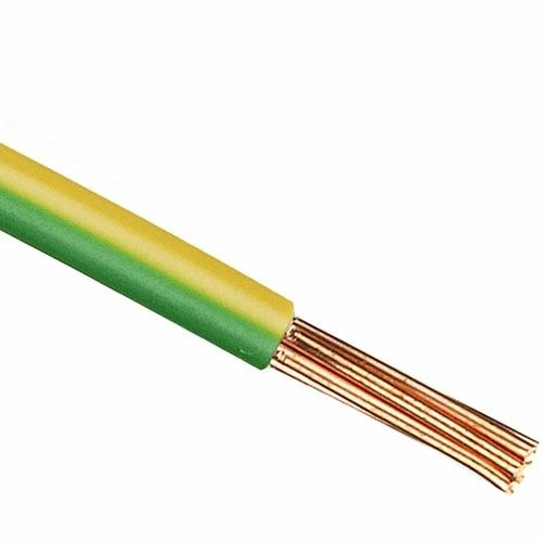 Fil électrique Rigide H07VR 6mm² Vert/jaune - Couronne De 100m 4 Fil électrique Rigide H07VR 6mm² Vert/jaune - Couronne De 100m – Image 2
