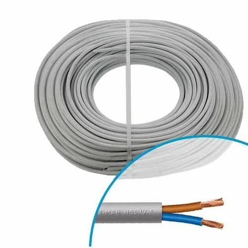Câble électrique Souple H05VVF 2x1.5mm² Gris MIGUELEZ - Couronne De 100m 3 Câble électrique Souple H05VVF 2x1.5mm² Gris MIGUELEZ - Couronne De 100m