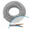 Câble électrique Souple H05VV-F 2x1.5mm² Gris MIGUELEZ - Couronne De 25m 2 Câble électrique Souple H05VV-F 2x1.5mm² Gris MIGUELEZ - Couronne De 25m -123elec Soldes Magasin mig82010201 50890d cable electrique souple 2x1.5mm gris 25m