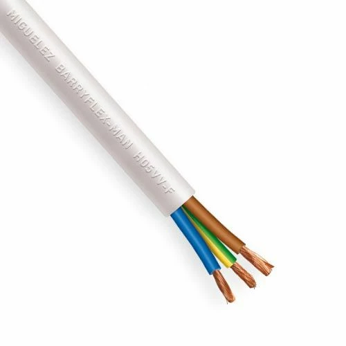 Câble électrique Souple H05VVF 3G2.5mm² Blanc MIGUELEZ - Couronne De 10m 4 Câble électrique Souple H05VVF 3G2.5mm² Blanc MIGUELEZ - Couronne De 10m – Image 2