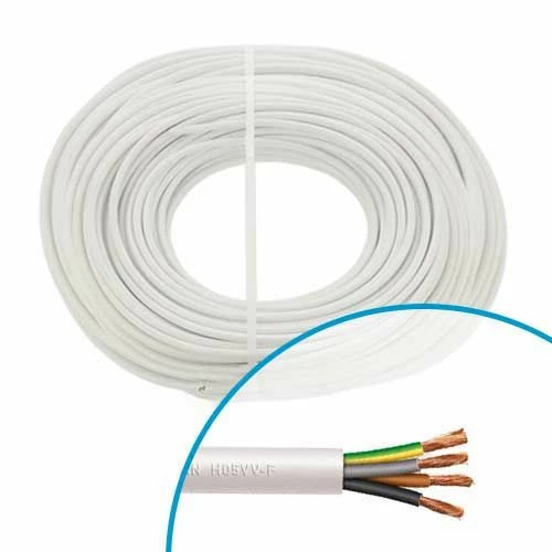 Câble électrique Souple H05VVF 4G1.5mm² Blanc MIGUELEZ - Couronne De 100m 3 Câble électrique Souple H05VVF 4G1.5mm² Blanc MIGUELEZ - Couronne De 100m