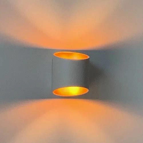 MIIDEX Applique Intérieur Oblique HOYA 230V G9 Blanc Et Doré - 700410 5 MIIDEX Applique Intérieur Oblique HOYA 230V G9 Blanc Et Doré - 700410 – Image 3