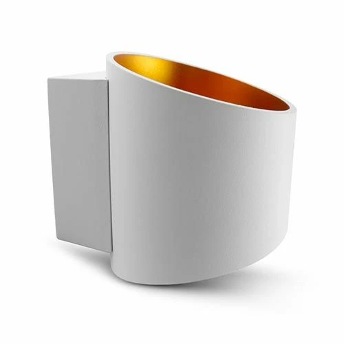 MIIDEX Applique Intérieur Oblique HOYA 230V G9 Blanc Et Doré - 700410 3 MIIDEX Applique Intérieur Oblique HOYA 230V G9 Blanc Et Doré - 700410