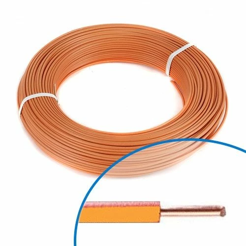 Fil électrique Rigide H07VU 1.5² Orange - Couronne De 100m 3 Fil électrique Rigide H07VU 1.5² Orange - Couronne De 100m