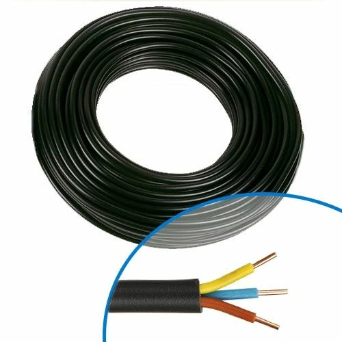 Câble électrique R02V 3G1.5² M/B/VJ - Couronne De 100m 3 Câble électrique R02V 3G1.5² M/B/VJ - Couronne De 100m
