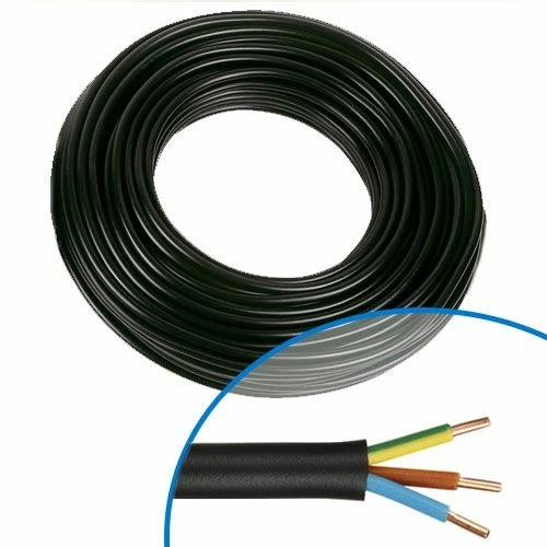 Câble électrique R02V 3G2.5² B/M/VJ - Couronne De 100m 3 Câble électrique R02V 3G2.5² B/M/VJ - Couronne De 100m