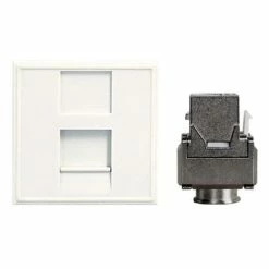 OMELCOM Lot De 4 Prises RJ45 Catégorie 6 - 2 Modules 11 OMELCOM Lot De 4 Prises RJ45 Catégorie 6 - 2 Modules -123elec Soldes Magasin omemo403 omelcom lot 4 prises rj45 categorie 6 2 modules 5