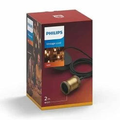 PHILIPS MyLiving Suspension Corde E27 230V 40W Or - 36107/10/PN -123elec Soldes Magasin phi167779 philips myliving suspension corde e27 230v 60w max or 36107 10 pn boite 4
