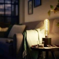 PHILIPS Vintage Ampoule LED Filament Dimmable E27 230V 7W(=40W) 470lm 1800K LEDbulb Giant Tube - 313804 8 PHILIPS Vintage Ampoule LED Filament Dimmable E27 230V 7W(=40W) 470lm 1800K LEDbulb Giant Tube - 313804 -123elec Soldes Magasin phi313804 philips vintage giant led filament dim e27 230v 6 5w 40w 470lm 2000k 3