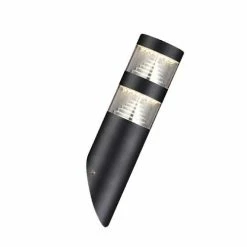 ARLUX Applique Extérieure LED Torche Castellane 230V 9W 1000lm 3000K Noir - 111361