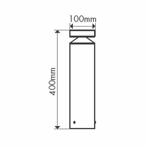 ARLUX Borne D'éclairage Extérieur LED Oslo 230V 6W 600lm 4000K 40cm Anthracite - 111734 4 ARLUX Borne D'éclairage Extérieur LED Oslo 230V 6W 600lm 4000K 40cm Anthracite - 111734 – Image 2