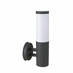 ARLUX Applique Extérieure Acier LED Montante Arles 230V E27 10W Max Anthracite - 111830