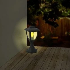 ARLUX Borne D'éclairage Extérieure LED Robin 230V E27 10W Max 34cm Anthracite - 111882 -123elec Soldes Magasin phn111882 borne robin 34cm e27 60w max anthracite 4