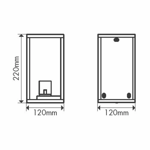 ARLUX Applique Extérieure LED Solweig 230V 7W 800lm 2700K Anthracite - 111920 4 ARLUX Applique Extérieure LED Solweig 230V 7W 800lm 2700K Anthracite - 111920 – Image 2