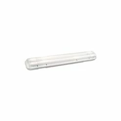 Réglette LED étanche 2 Tubes LED 230V 2x9W 2000lm 60cm Grise