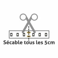 ARLUX Kit Ruban LED 5m Blanc 12V Avec Interrupteur Sur Secteur 4,8W/m 400lm/m 4000K - 600717 7 ARLUX Kit Ruban LED 5m Blanc 12V Avec Interrupteur Sur Secteur 4,8W/m 400lm/m 4000K - 600717 -123elec Soldes Magasin phn600717 kit ruban led 5m blanc 12v sur secteur 3