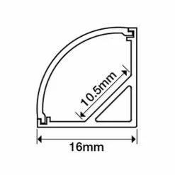 Profil Aluminium D'angle Pour Ruban LED - 1m - Lot De 2 5 Profil Aluminium D'angle Pour Ruban LED - 1m - Lot De 2 -123elec Soldes Magasin phn600720 profil aluminium angle ruban led 1m v2 2