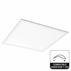 ARLUX Dalle LED Encastrable 230V 40W 3800lm 4000K UGR<19 Dimmable 1-10V 600x600mm Blanc - 731391