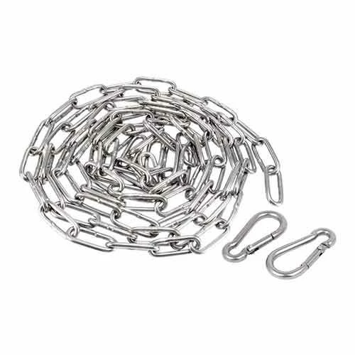 Kit De Fixation Par Chaine Et Mousqueton Pour Suspension Industrielle High Bay L2m 3 Kit De Fixation Par Chaine Et Mousqueton Pour Suspension Industrielle High Bay L2m