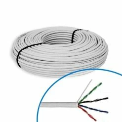 Câble RJ45 Informatique Catégorie 5e F/UTP 4P 100Mhz - Couronne De 100m