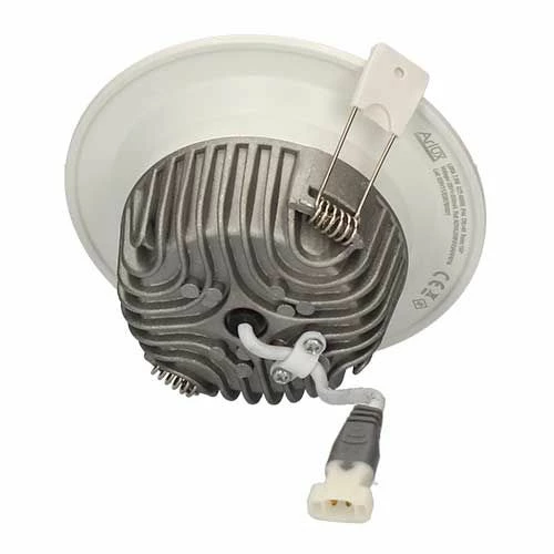 Downlight LED à Encastrer 230V 7.5W 680lm 4000K 120mm IP65 Blanc 4 Downlight LED à Encastrer 230V 7.5W 680lm 4000K 120mm IP65 Blanc – Image 2
