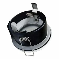 Spot LED Encastrable IP65 82mm GU5.3 230V-12V 5W 380lm 2700K Alu Brossé -123elec Soldes Magasin phn950081 eclairage led a encastrer 5w ip65 82mm 230v alu brosse 2