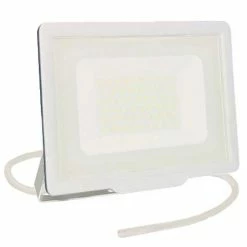 Projecteur Extérieur LED Extra Plat Précâblé 230V 50W 4250lm 4000K Blanc