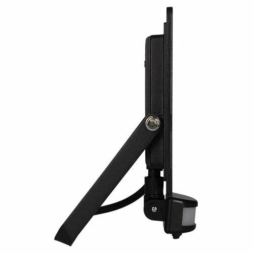 Projecteur Extérieur LED Extra Plat Précâblé à Détection 230V 50W 4250lm 4000K Noir 6 Projecteur Extérieur LED Extra Plat Précâblé à Détection 230V 50W 4250lm 4000K Noir – Image 4
