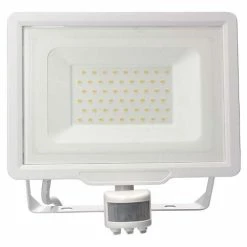Projecteur Extérieur LED Extra Plat Précâblé à Détection 230V 50W 4250lm 4000K Blanc -123elec Soldes Magasin phn950572 projecteur exterieur led extra plat detection 50w 230v 4250lm blanc 2