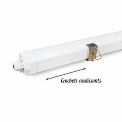 Réglette LED Intégrée étanche 230V 50W 6000lm 150cm -123elec Soldes Magasin phnarr1021reg150 vision el reglette led 4000k 50w traversant 5