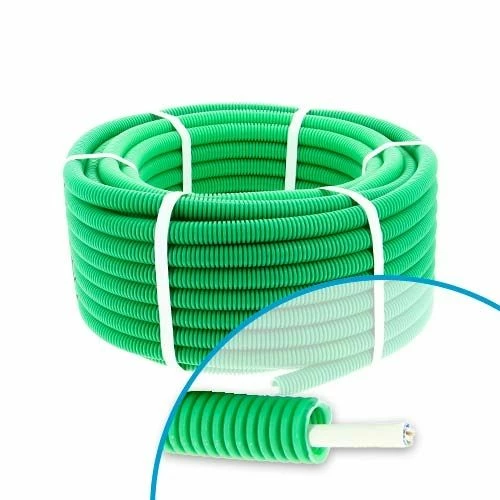 Gaine électrique ICTA Préfilée CAT6 250MHz FTP 4P D20 Qofil - Couronne De 30m 3 Gaine électrique ICTA Préfilée CAT6 250MHz FTP 4P D20 Qofil - Couronne De 30m