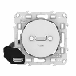 Schneider® SCHNEIDER Odace Prise HDMI Type A Blanc - S520462