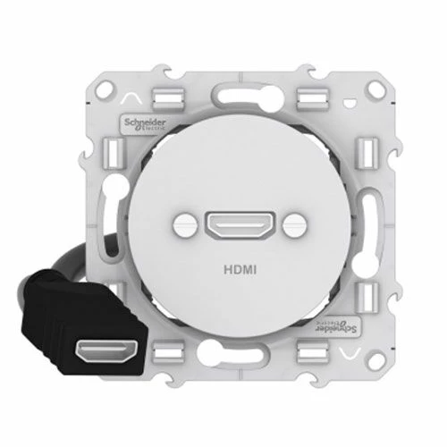 Schneider® SCHNEIDER Odace Prise HDMI Type A Blanc - S520462 3 Schneider® SCHNEIDER Odace Prise HDMI Type A Blanc - S520462